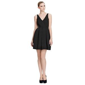 Z Spoke by Zac Posen Black V-Neck Mini Dress